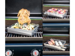 Rosenstein & Söhne Grillaufsatz:5in1-Grill-Aufsatz Aus Edelstahl, 4 Spieße, Für Hähnchen, Gemüse & Co. 19 Rosenstein & Söhne Grillaufsatz:5in1-Grill-Aufsatz Aus Edelstahl, 4 Spieße, Für Hähnchen, Gemüse & Co. -Rosenstein & Söhne Shop nx6049 12