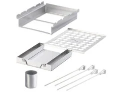 Rosenstein & Söhne Grillaufsatz:5in1-Grill-Aufsatz Aus Edelstahl, 4 Spieße, Für Hähnchen, Gemüse & Co. 20 Rosenstein & Söhne Grillaufsatz:5in1-Grill-Aufsatz Aus Edelstahl, 4 Spieße, Für Hähnchen, Gemüse & Co. -Rosenstein & Söhne Shop nx6049 14