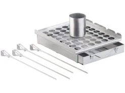 Rosenstein & Söhne Grillaufsatz:5in1-Grill-Aufsatz Aus Edelstahl, 4 Spieße, Für Hähnchen, Gemüse & Co. 17 Rosenstein & Söhne Grillaufsatz:5in1-Grill-Aufsatz Aus Edelstahl, 4 Spieße, Für Hähnchen, Gemüse & Co. -Rosenstein & Söhne Shop nx6049 3