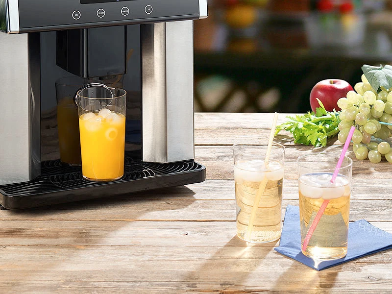 Rosenstein & Söhne Eiswürfel Bereiter:Eiswürfelmaschine & Wasserspender V2 Mit XL-Display, Versandrückläufer 6 Rosenstein & Söhne Eiswürfel Bereiter:Eiswürfelmaschine & Wasserspender V2 Mit XL-Display, Versandrückläufer – Bild 4