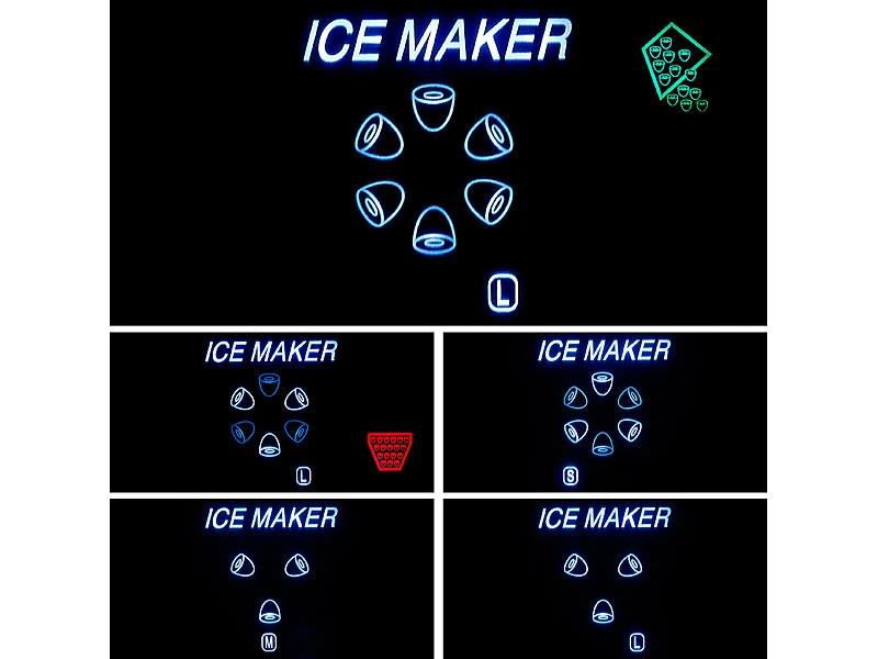 Rosenstein & Söhne Eiswürfel Maschinen:Eiswürfelmaschine & Wasserspender V2 Mit XL-Display, Edelstahl-Gehäuse 8 Rosenstein & Söhne Eiswürfel Maschinen:Eiswürfelmaschine & Wasserspender V2 Mit XL-Display, Edelstahl-Gehäuse – Bild 6