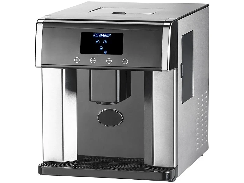 Rosenstein & Söhne Eiswürfel Maschinen:Eiswürfelmaschine & Wasserspender V2 Mit XL-Display, Edelstahl-Gehäuse 15 Rosenstein & Söhne Eiswürfel Maschinen:Eiswürfelmaschine & Wasserspender V2 Mit XL-Display, Edelstahl-Gehäuse – Bild 13