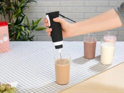 Rosenstein & Söhne Mini Mixer:Elektrischer Profi-Mini-Handmixer, Mixbecher-Aufsatz, 2 Stufen, 30 W 13 Rosenstein & Söhne Mini Mixer:Elektrischer Profi-Mini-Handmixer, Mixbecher-Aufsatz, 2 Stufen, 30 W -Rosenstein & Söhne Shop nx6274 6