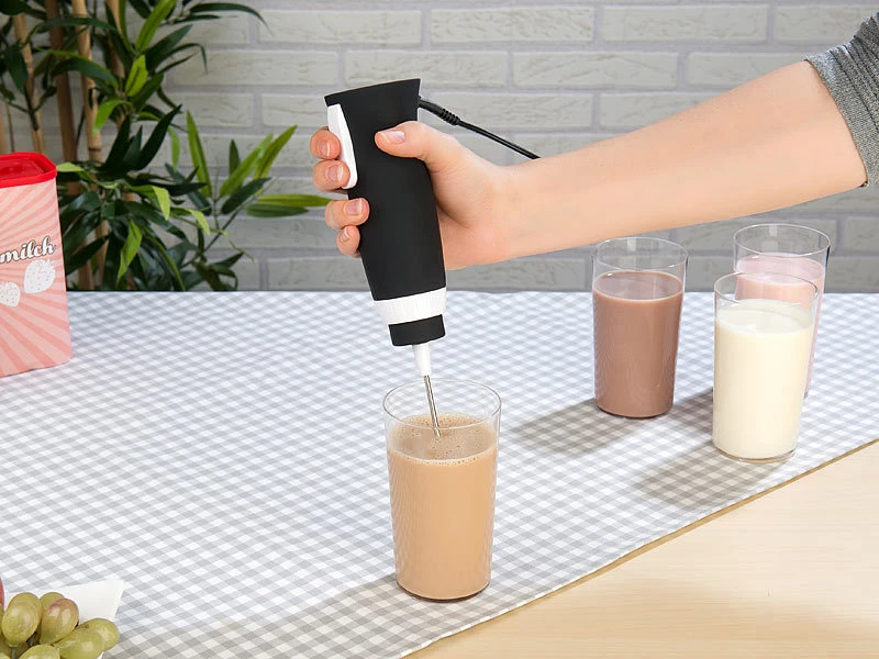 Rosenstein & Söhne Mini Mixer:Elektrischer Profi-Mini-Handmixer, Mixbecher-Aufsatz, 2 Stufen, 30 W 7 Rosenstein & Söhne Mini Mixer:Elektrischer Profi-Mini-Handmixer, Mixbecher-Aufsatz, 2 Stufen, 30 W – Bild 5