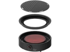 Rosenstein & Söhne Einzel Kochplatte:2in1-Glaskeramik-Kochplatte Versandrückläufer -Rosenstein & Söhne Shop nx6464 0 1