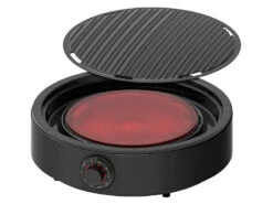 Rosenstein & Söhne Infrarot Kocher:2in1-Glaskeramik-Kochplatte & Rauchfreier Infrarot-Tischgrill, 2.000 W -Rosenstein & Söhne Shop nx6464 2