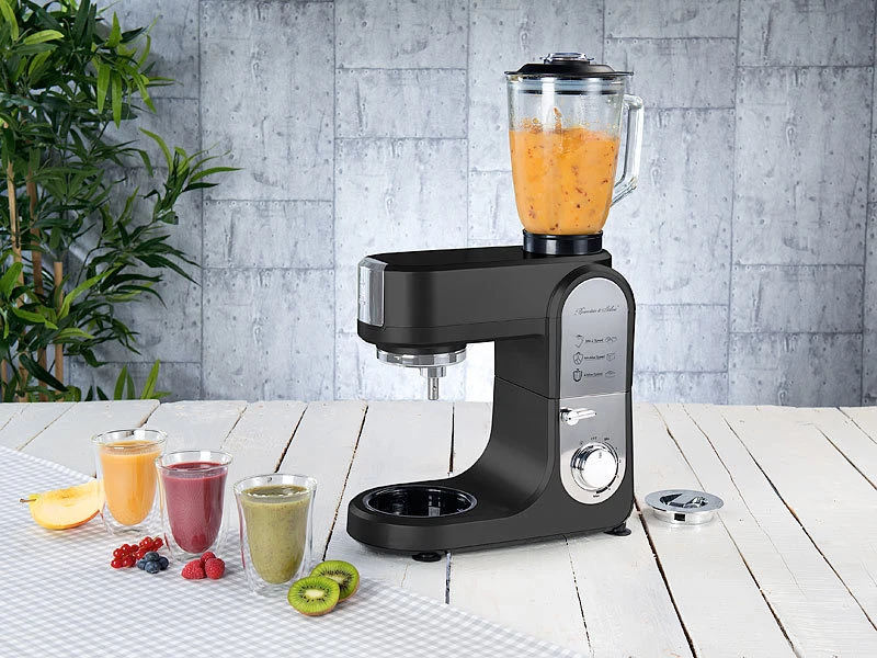 Rosenstein & Söhne All In One Küchengerät:All-in-One-Küchenmaschine Mit Fleischwolf Und Mixaufsatz, 1.000 Watt 18 Rosenstein & Söhne All In One Küchengerät:All-in-One-Küchenmaschine Mit Fleischwolf Und Mixaufsatz, 1.000 Watt – Bild 16