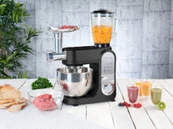 Rosenstein & Söhne All In One Küchengerät:All-in-One-Küchenmaschine Mit Fleischwolf Und Mixaufsatz, 1.000 Watt 41 Rosenstein & Söhne All In One Küchengerät:All-in-One-Küchenmaschine Mit Fleischwolf Und Mixaufsatz, 1.000 Watt -Rosenstein & Söhne Shop nx6735 17