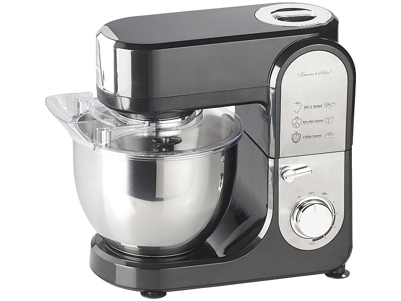 Rosenstein & Söhne All In One Küchengerät:All-in-One-Küchenmaschine Mit Fleischwolf Und Mixaufsatz, 1.000 Watt 12 Rosenstein & Söhne All In One Küchengerät:All-in-One-Küchenmaschine Mit Fleischwolf Und Mixaufsatz, 1.000 Watt – Bild 10