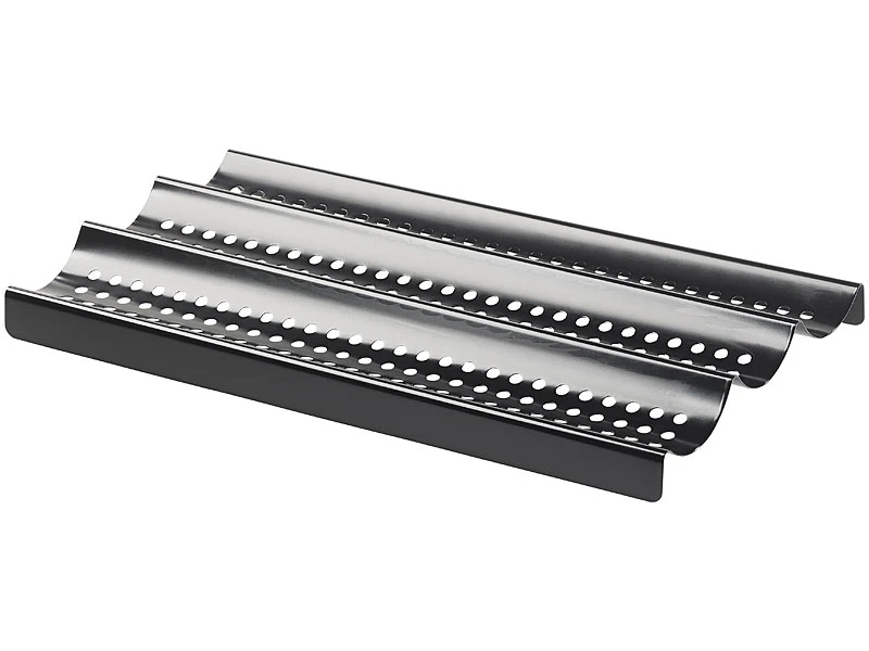 Rosenstein & Söhne Baguette Blech:Baguette-Backblech Aus Carbonstahl, Anti-Haft-beschichtet 7 Rosenstein & Söhne Baguette Blech:Baguette-Backblech Aus Carbonstahl, Anti-Haft-beschichtet – Bild 5