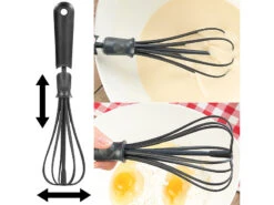 Rosenstein & Söhne Schneebesen Plastik:2er-Set Flexible Schneebesen, Verstellbare Breite 21 Rosenstein & Söhne Schneebesen Plastik:2er-Set Flexible Schneebesen, Verstellbare Breite -Rosenstein & Söhne Shop nx6899 8 1