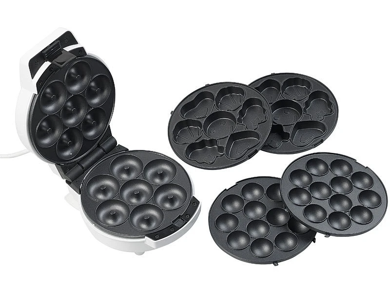 Rosenstein & Söhne Donutmaker:3in1-Donut-, Cupcake- Und Cakepop-Maker, Antihaftbeschichtet, 600 Watt 9 Rosenstein & Söhne Donutmaker:3in1-Donut-, Cupcake- Und Cakepop-Maker, Antihaftbeschichtet, 600 Watt – Bild 7