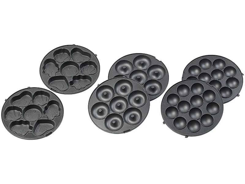 Rosenstein & Söhne Donutmaker:3in1-Donut-, Cupcake- Und Cakepop-Maker, Antihaftbeschichtet, 600 Watt 11 Rosenstein & Söhne Donutmaker:3in1-Donut-, Cupcake- Und Cakepop-Maker, Antihaftbeschichtet, 600 Watt – Bild 9