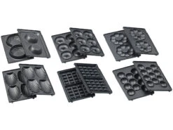 Rosenstein & Söhne Waffeleisen:6in1-Snack-Maker, Auswechselbare Formen, Antihaftbeschichtet, 700 Watt 24 Rosenstein & Söhne Waffeleisen:6in1-Snack-Maker, Auswechselbare Formen, Antihaftbeschichtet, 700 Watt -Rosenstein & Söhne Shop nx6921 2