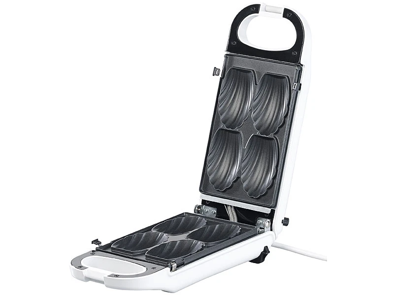 Rosenstein & Söhne Waffeleisen:6in1-Snack-Maker, Auswechselbare Formen, Antihaftbeschichtet, 700 Watt 8 Rosenstein & Söhne Waffeleisen:6in1-Snack-Maker, Auswechselbare Formen, Antihaftbeschichtet, 700 Watt – Bild 6