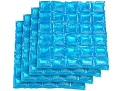 PEARL Kühlbeutel:4er-Set Flexible Kühlkissen Mit Kühlzellen, Wiederverwendbar, 30x25 Cm