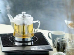 Rosenstein & Söhne Teekanne Induktion:2in1-Glas-Teebereiter & Teekanne Für Alle Herde (Versandrückläufer) 25 Rosenstein & Söhne Teekanne Induktion:2in1-Glas-Teebereiter & Teekanne Für Alle Herde (Versandrückläufer) -Rosenstein & Söhne Shop nx7434 8 1