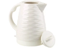 Rosenstein & Söhne Wasserkocher Keramik:Porzellan-Wasserkocher WSK-270.rtr, 1,7 Liter, 1.500 Watt
