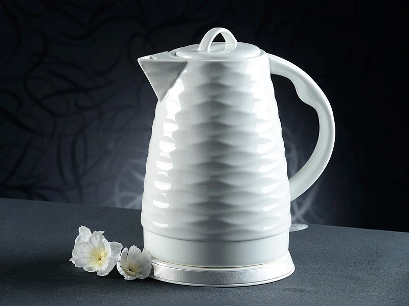 Rosenstein & Söhne Wasserkocher Keramik:Porzellan-Wasserkocher WSK-270.rtr, 1,7 Liter, 1.500 Watt 4 Rosenstein & Söhne Wasserkocher Keramik:Porzellan-Wasserkocher WSK-270.rtr, 1,7 Liter, 1.500 Watt – Bild 2