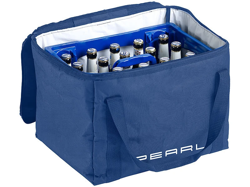 PEARL Kühlbox:2er-Set Isolierte Kühltaschen, Verstärkte Trageriemen Für Bierkästen 3 PEARL Kühlbox:2er-Set Isolierte Kühltaschen, Verstärkte Trageriemen Für Bierkästen – Bild 2