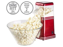 Rosenstein & Söhne Popkornmaschine:XL-Heißluft-Popcorn-Maschine Für Bis Zu 100 G Mais, 1.200 Watt -Rosenstein & Söhne Shop nx7615 17