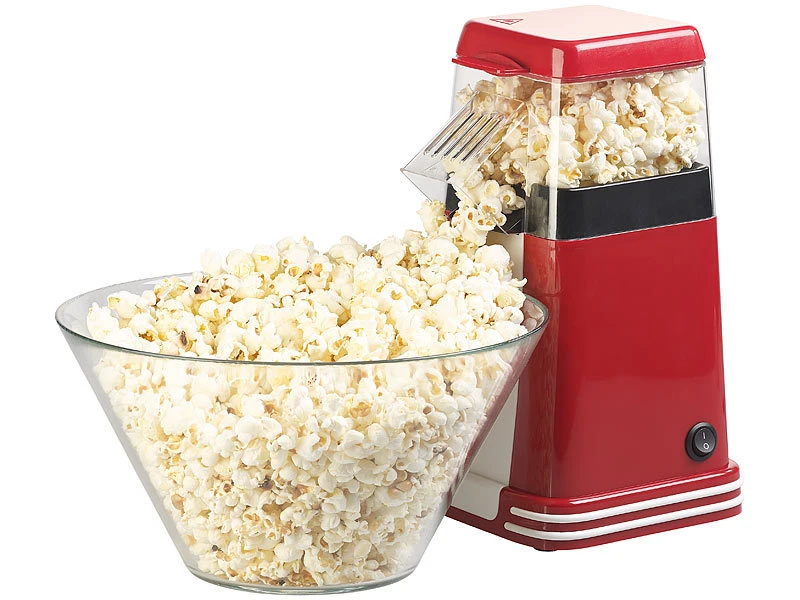 Rosenstein & Söhne Popkorn Maschine:XL-Heißluft-Popcorn-Maschine Für Bis Zu 100 G Mais (Versandrückläufer) 13 Rosenstein & Söhne Popkorn Maschine:XL-Heißluft-Popcorn-Maschine Für Bis Zu 100 G Mais (Versandrückläufer) – Bild 11