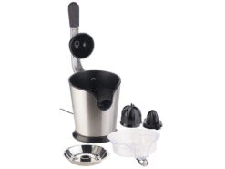 Rosenstein & Söhne Orangenpresse Elektrisch:Elektrische Edelstahl-Zitruspresse, 2 Aufsätze, Saftbehälter, 160 Watt 13 Rosenstein & Söhne Orangenpresse Elektrisch:Elektrische Edelstahl-Zitruspresse, 2 Aufsätze, Saftbehälter, 160 Watt -Rosenstein & Söhne Shop nx7707 16