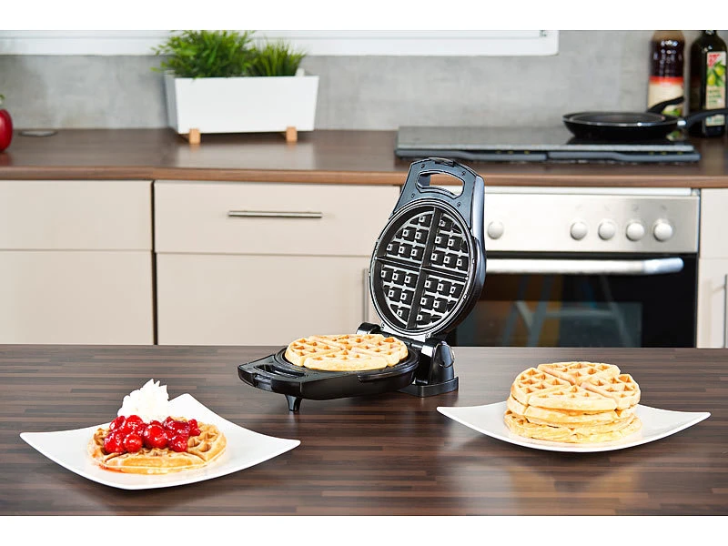 Rosenstein & Söhne Waffelautomat:Wendbares Waffeleisen Mit Stufenloser Temperatur-Regelung, 875 Watt 10 Rosenstein & Söhne Waffelautomat:Wendbares Waffeleisen Mit Stufenloser Temperatur-Regelung, 875 Watt – Bild 8
