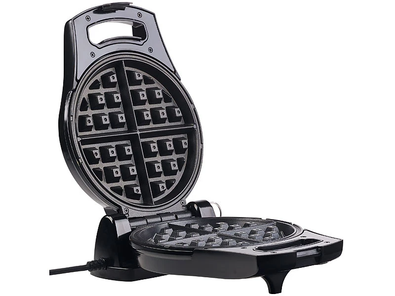 Rosenstein & Söhne Waffelautomat:Wendbares Waffeleisen Mit Stufenloser Temperatur-Regelung, 875 Watt 4 Rosenstein & Söhne Waffelautomat:Wendbares Waffeleisen Mit Stufenloser Temperatur-Regelung, 875 Watt – Bild 2