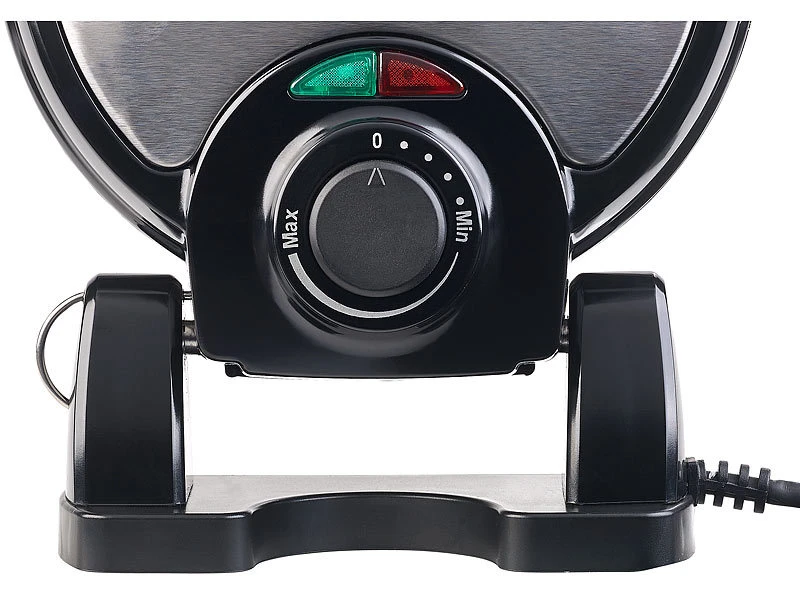 Rosenstein & Söhne Waffelautomat:Wendbares Waffeleisen Mit Stufenloser Temperatur-Regelung, 875 Watt 7 Rosenstein & Söhne Waffelautomat:Wendbares Waffeleisen Mit Stufenloser Temperatur-Regelung, 875 Watt – Bild 5