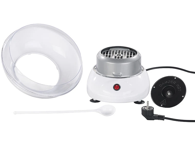 Rosenstein & Söhne Zuckerwattemaschine:Zuckerwatte-Maschine Mit Spülmaschinenfesten Aufsätzen, 500 Watt 7 Rosenstein & Söhne Zuckerwattemaschine:Zuckerwatte-Maschine Mit Spülmaschinenfesten Aufsätzen, 500 Watt – Bild 5