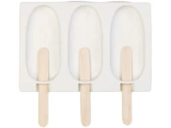 Rosenstein & Söhne Silikon Eisform:Silikon-Form Für 3 Eis Am Stiel, Je 80 Ml, Mit 24 Holzstielen -Rosenstein & Söhne Shop nx7956 2 1