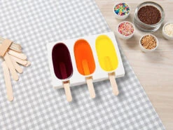 Rosenstein & Söhne Eis-Maker:3 Silikon-Formen Für 9 Eis Am Stiel, Je 80 Ml, Mit 72 Holzstielen 17 Rosenstein & Söhne Eis-Maker:3 Silikon-Formen Für 9 Eis Am Stiel, Je 80 Ml, Mit 72 Holzstielen -Rosenstein & Söhne Shop nx7956 5