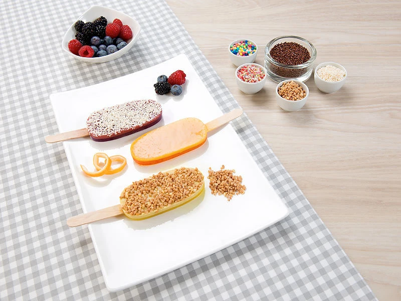 Rosenstein & Söhne Eis-Maker:3 Silikon-Formen Für 9 Eis Am Stiel, Je 80 Ml, Mit 72 Holzstielen 9 Rosenstein & Söhne Eis-Maker:3 Silikon-Formen Für 9 Eis Am Stiel, Je 80 Ml, Mit 72 Holzstielen – Bild 7