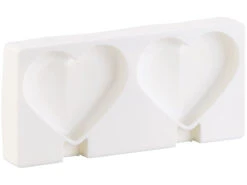 Rosenstein & Söhne Eiscremeformen-Saft-Eis:3 Silikon-Formen Für 6 Herz-Eis Am Stiel, Je 80 Ml, 72 Holzstiele -Rosenstein & Söhne Shop nx7957 3 1