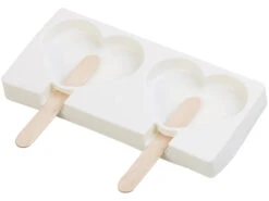 Rosenstein & Söhne Stieleisformen Silikon:Silikon-Form Für 2 Herz-Eis Am Stiel, Je 80 Ml, Mit 24 Holzstielen 12 Rosenstein & Söhne Stieleisformen Silikon:Silikon-Form Für 2 Herz-Eis Am Stiel, Je 80 Ml, Mit 24 Holzstielen -Rosenstein & Söhne Shop nx7957 4