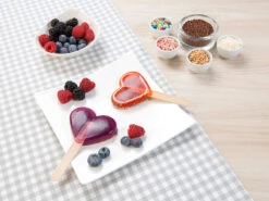 Rosenstein & Söhne Stieleisformen Silikon:Silikon-Form Für 2 Herz-Eis Am Stiel, Je 80 Ml, Mit 24 Holzstielen 14 Rosenstein & Söhne Stieleisformen Silikon:Silikon-Form Für 2 Herz-Eis Am Stiel, Je 80 Ml, Mit 24 Holzstielen -Rosenstein & Söhne Shop nx7957 6