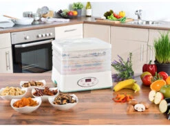 Rosenstein & Söhne Dörrgerät:Dörrautomat Mit 5 Dörr-Einsätzen & 24-Stunden-Timer, 35 - 70 °C, 250 W -Rosenstein & Söhne Shop nx7979 13