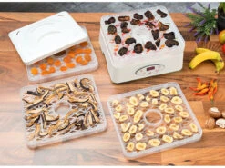 Rosenstein & Söhne Dörrgerät:Dörrautomat Mit 5 Dörr-Einsätzen & 24-Stunden-Timer, 35 - 70 °C, 250 W -Rosenstein & Söhne Shop nx7979 14