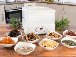 Rosenstein & Söhne Dörrgerät:Dörrautomat Mit 5 Dörr-Einsätzen & 24-Stunden-Timer, 35 - 70 °C, 250 W -Rosenstein & Söhne Shop nx7979 15