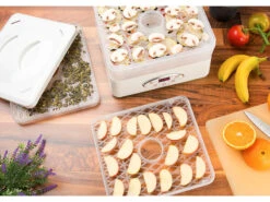 Rosenstein & Söhne Dörrgerät:Dörrautomat Mit 5 Dörr-Einsätzen & 24-Stunden-Timer, 35 - 70 °C, 250 W -Rosenstein & Söhne Shop nx7979 16