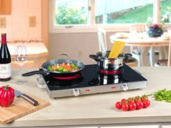 Rosenstein & Söhne Kochplatte Keramik:Glaskeramik-Doppel-Kochfeld, Infrarot-Wärme, Ø17cm (Versandrückläufer) 15 Rosenstein & Söhne Kochplatte Keramik:Glaskeramik-Doppel-Kochfeld, Infrarot-Wärme, Ø17cm (Versandrückläufer) -Rosenstein & Söhne Shop nx8100 6