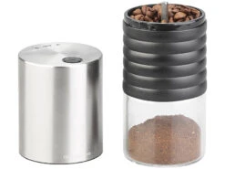 Rosenstein & Söhne Kaffeemühle 12 Volt:Elektrische Akku-Kaffeemühle Mit Keramik-Mahlwerk, USB Ladebuchse -Rosenstein & Söhne Shop nx8231 5