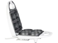 Rosenstein & Söhne Waffelbecher Eisen:Waffeleisen Für 4 Mini-Eiswaffelschälchen, Antihaft-beschichtet, 520 W -Rosenstein & Söhne Shop nx8353 3