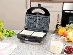 Rosenstein & Söhne Sandwichtoaster:3in1-Sandwichmaker, Waffeleisen & Tischgrill, Anti-Haft, 800 Watt 20 Rosenstein & Söhne Sandwichtoaster:3in1-Sandwichmaker, Waffeleisen & Tischgrill, Anti-Haft, 800 Watt -Rosenstein & Söhne Shop nx8395 15