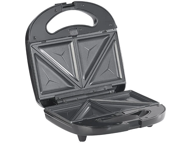 Rosenstein & Söhne Sandwichtoaster:3in1-Sandwichmaker, Waffeleisen & Tischgrill, Anti-Haft, 800 Watt 5 Rosenstein & Söhne Sandwichtoaster:3in1-Sandwichmaker, Waffeleisen & Tischgrill, Anti-Haft, 800 Watt – Bild 3