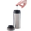 Rosenstein & Söhne French Press Becher:2in1-Edelstahl-Thermobecher Mit French-Press-System, 0,48 L, BPA-frei -Rosenstein & Söhne Shop nx8433 11