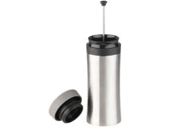 Rosenstein & Söhne French Press Becher:2in1-Edelstahl-Thermobecher Mit French-Press-System, 0,48 L, BPA-frei -Rosenstein & Söhne Shop nx8433 2