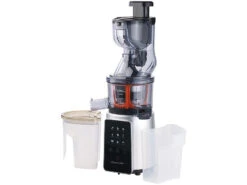Rosenstein & Söhne Gemüsepresse:3in1-Slow-Juicer & Entsafter Mit Gemüse-Reibe & Eis-Aufsatz, 200 Watt 23 Rosenstein & Söhne Gemüsepresse:3in1-Slow-Juicer & Entsafter Mit Gemüse-Reibe & Eis-Aufsatz, 200 Watt -Rosenstein & Söhne Shop nx8651 1