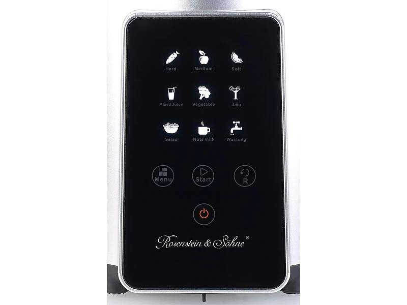 Rosenstein & Söhne Gemüsepresse:3in1-Slow-Juicer & Entsafter Mit Gemüse-Reibe & Eis-Aufsatz, 200 Watt 10 Rosenstein & Söhne Gemüsepresse:3in1-Slow-Juicer & Entsafter Mit Gemüse-Reibe & Eis-Aufsatz, 200 Watt – Bild 8